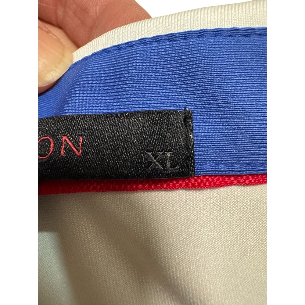 Greyson XL Golf Polo Shirt White Colorful Print Short Sleeve Kansas‎ City Icons - Picture 3 of 7